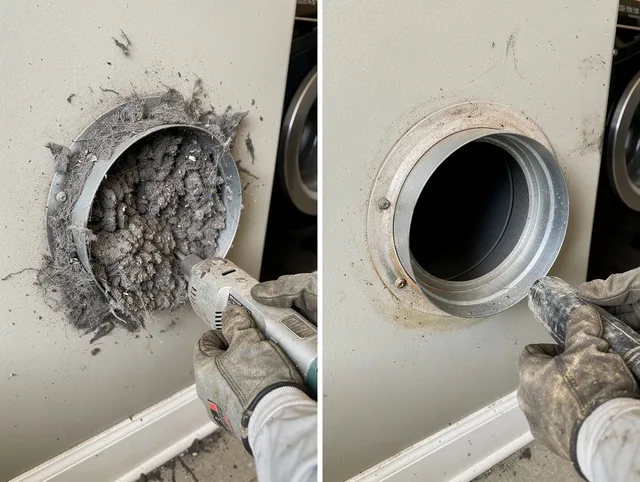 Professional clogged vent cleaning by Raynham Dryer Vent Cleaning in Raynham