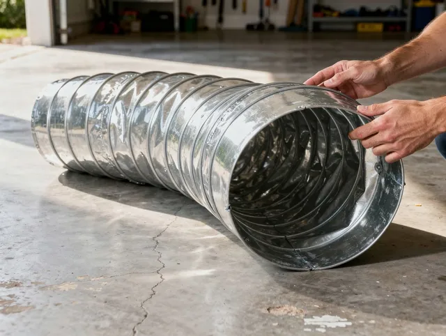 Raynham Dryer Vent Cleaning specialist using advanced equipment for thorough duct cleaning in Raynham