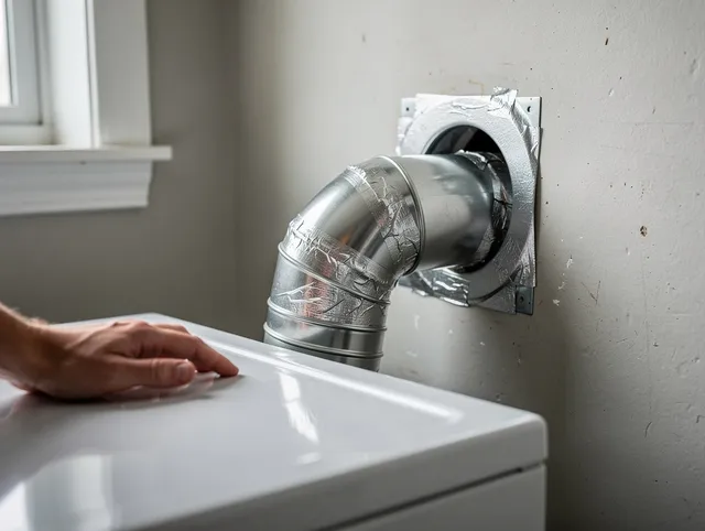 Raynham Dryer Vent Cleaning expert performing professional dryer vent repair and installation in Raynham